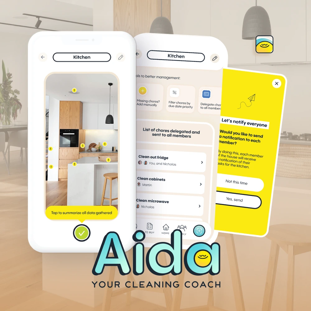 Aida App: Your AI Cleaning Coach